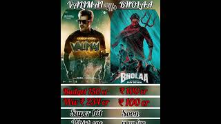BHOLAA vs VALIMAI box office collection comperison #shortsfeed
