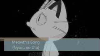 Pocket Monsters- Nyasu No Uta (Meowth's Song) [Lyrics]