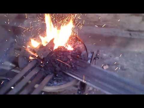 محددة لتسخين الحديد بالفحم الحجري