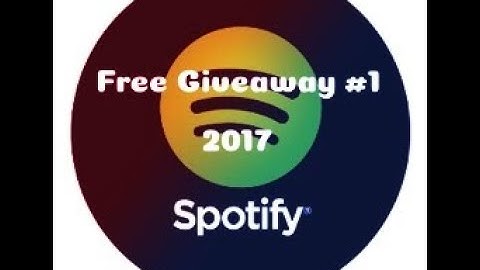 Spotify Giveaway#1