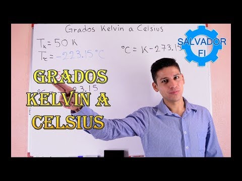 Vídeo: Com Es Converteix De Kelvin A Centígrads