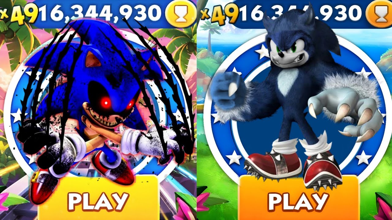 Sonic Dash - Sonic EXE VS Werehog Dash _ Sonic vs All Bosses Zazz ...