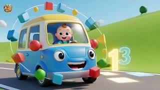 Van Ride Learning Fun 🚐 | Fun Vehicle Song for Kids | Toddler Travel Rhyme