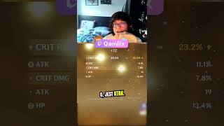 classic ulepszanie artefaktów  | Twitch - Qamilix  #tiktok #genshinimpact #genshin #twitch #gacha
