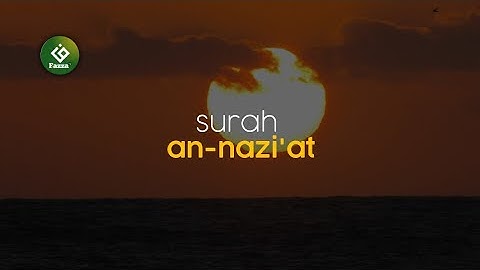 Bacaan Merdu Surah An-Naziat سورة النازعات | Salah Al Musally | Fazza TV