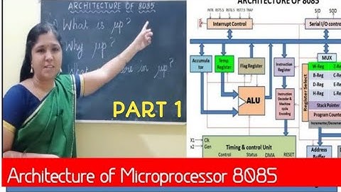 #Architecture, #microprocessor in Tamil, #Kilinjal / Architecture of 8085 / microprocessor 8085