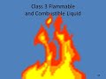 What is a Class 3 Flammable and Combustible Liquid?
