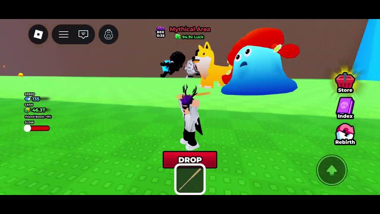 Playing escape the tsunami for brainrots upd