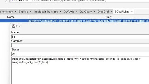 Q&A to 38 SWRL Rules -  Expecting comma separated second argument