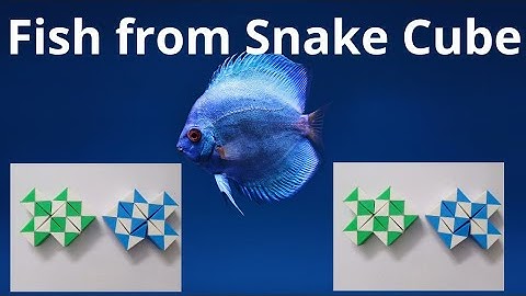 How to make fish from snake cube.. Rubik