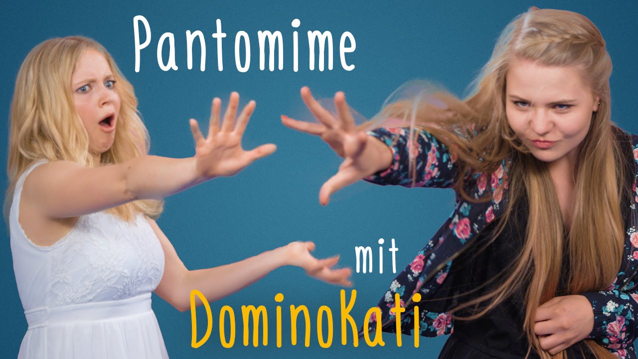 Pantomime Challenge Mit Dominokati Youtube