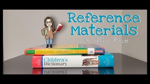 Reference Materials