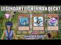 Best legendary fisherman deck  kairyushin control  yugioh master duel