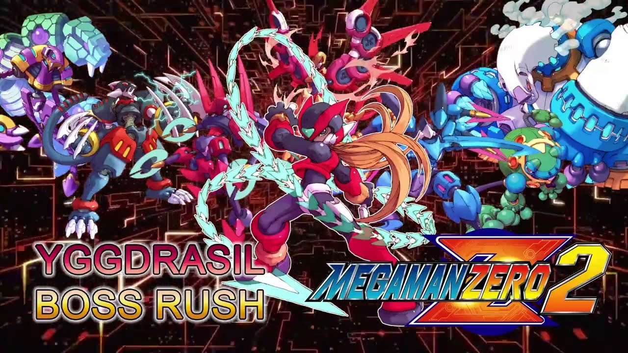 Mega Man Zero 2 - Yggdrasil Boss Rush - YouTube