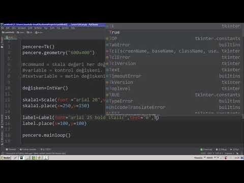 Video: Python'da IntVar nedir?