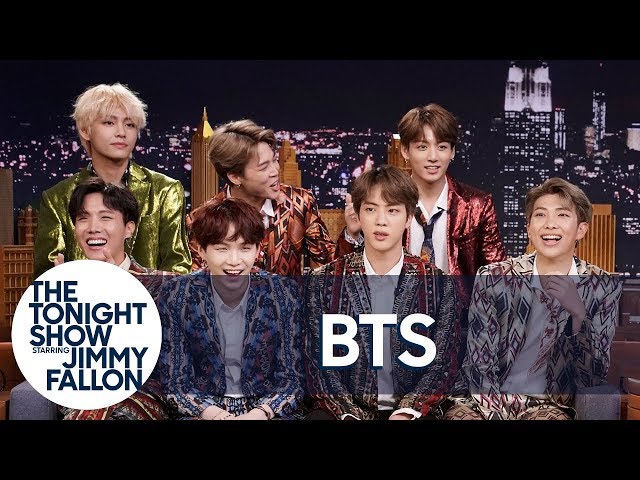 Jimmy Interviews the Biggest Boy Band on the Planet BTS | The Tonight Show class=