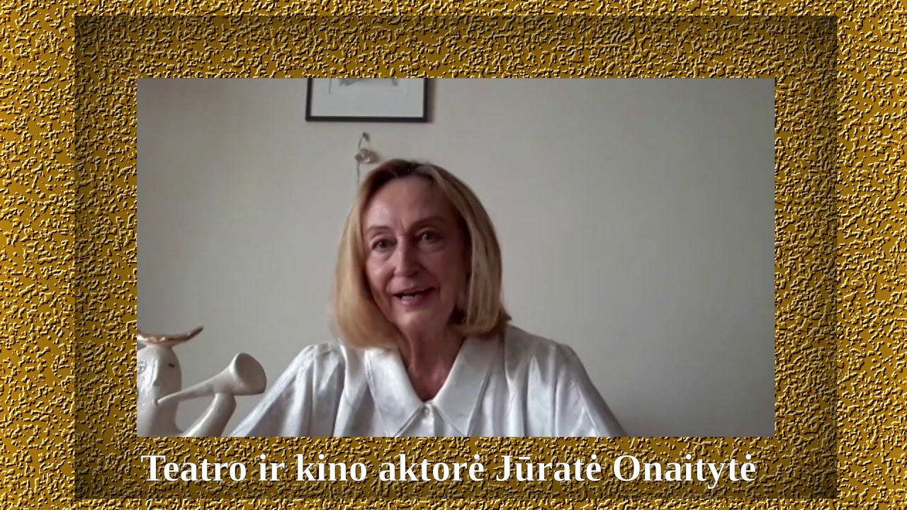 Jūratė Onaitytė sveikina Veliuoną