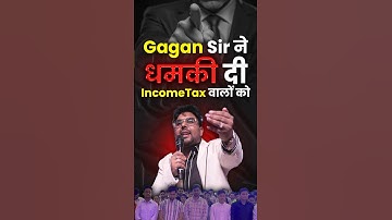 Gagan Sir ने दी Income Tax वालों को धमकी 😡 Gagan Pratap Sir #ssc #cgl #incometax