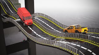 Cars vs Dynamic Bridge | Teardown