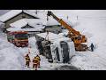 Dangerous Winter Haulage | Heavy Duty Truck Traction Failures