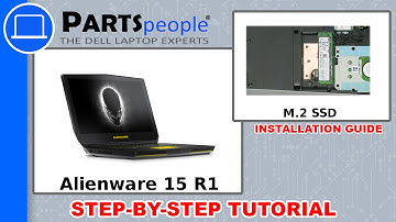 Dell Alienware 15 R1 (P42F001) M.2 SSD How-To Video Tutorial