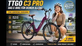 TTGO C3 PRO E-Bike Test 🚴 120KM Reichweite & Drehmomentsensor – Lohnt sich der Kauf?