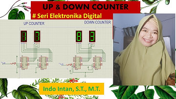 Simulasi Up & Down Counter Menggunakan Proteus