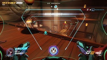 Overwatch: D.VA sextuple kill POTG