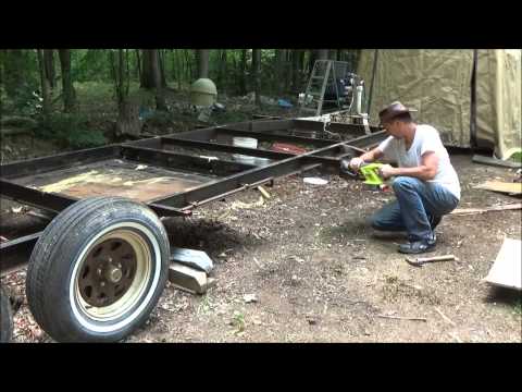 Preparing My Old Camper Frame For A Tiny House