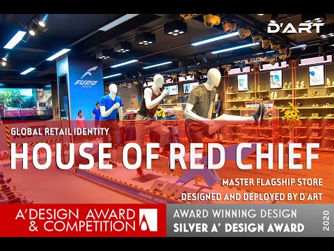 ⁣House Of Red Chief | Master Flagship Store | Global Retail Identity | D'art Design