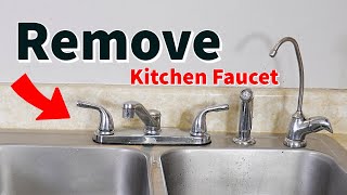 How To Remove Kitchen Faucet Easy Simple