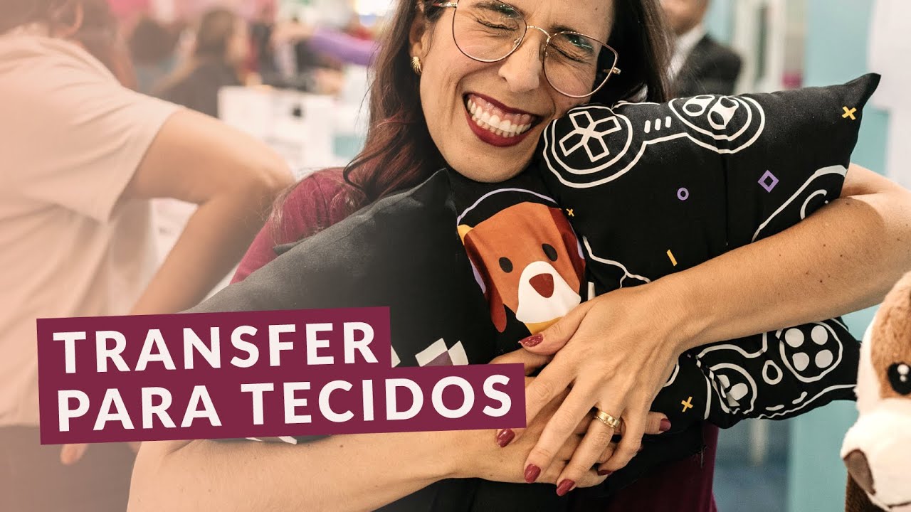 Como personalizar almofada com transfer para tecidos e a Silhouette