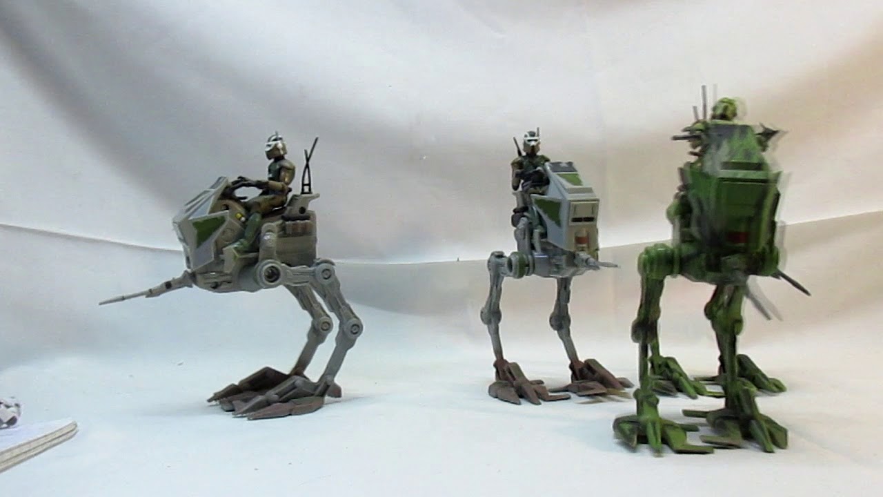 At Rts Star Wars - AT-RT Assault Walker und Driver Figuren von Hasbro - YouTube
