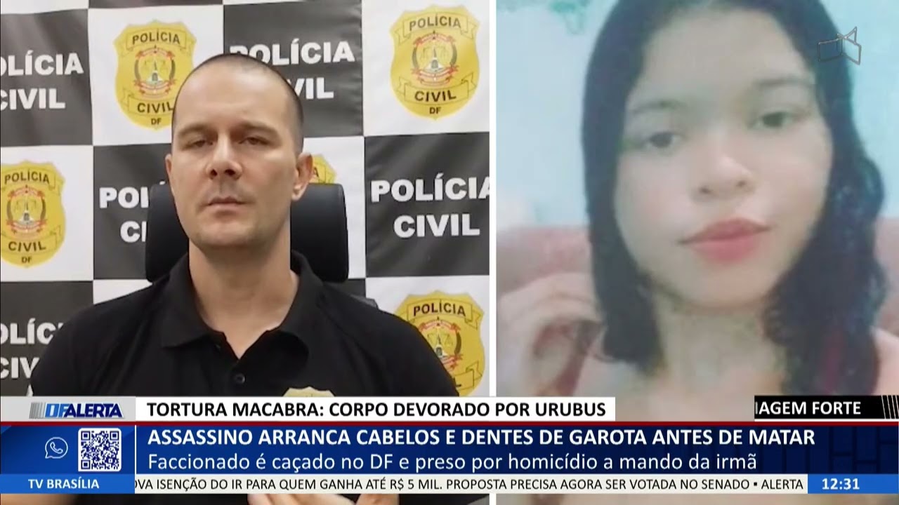 DF ALERTA - Assassino arranca cabelos e dentes de garota antes de matar