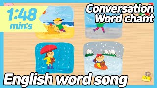 English word song | hot, cold, warm, cool | Learn English for Kids song