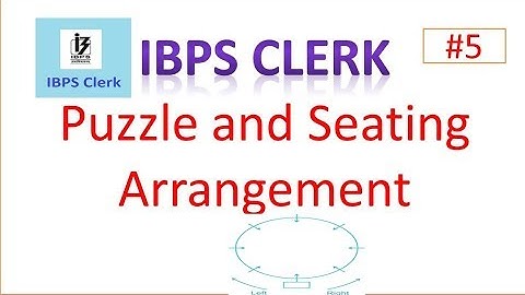 ibps clerk preparation 2018| ibps clerk memory based circular seating arrangement and puzzle