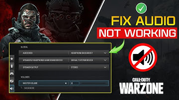 How to Fix Warzone Audio Not Working | Call of Duty Audio Problem