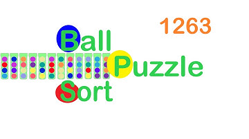 Ball Sort Puzzle Level 1263 🎯No Extra Tubes😂Game Walkthrough😘  #Stay Home And Fun Play #WithMe