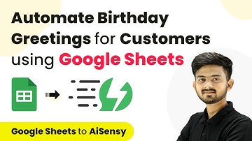 How to Automate Birthday Greetings for Customers Using Google Sheets and Pabbly Connect