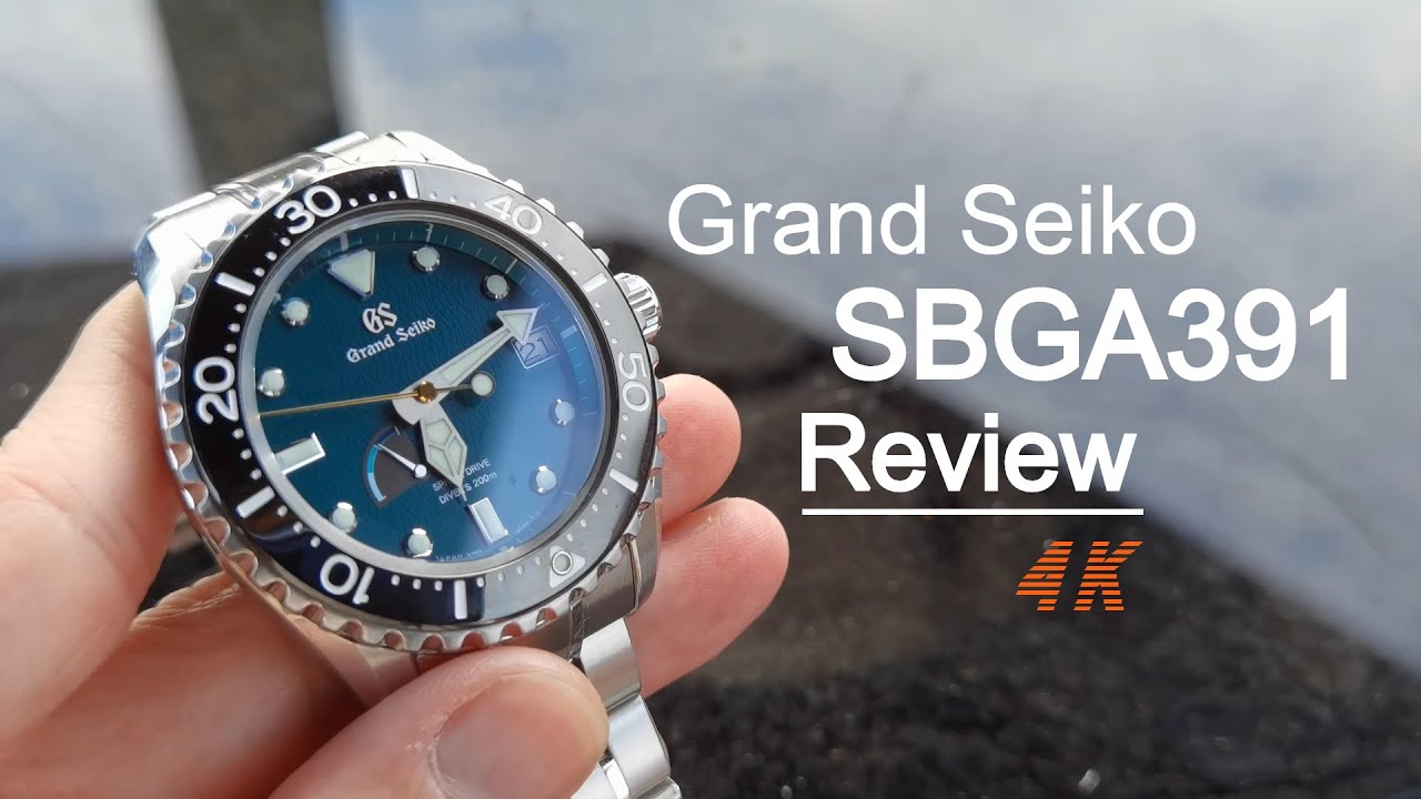 Grand Seiko Spring Drive Diver Sport SBGA391 Review - YouTube