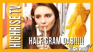 HALF GRAM DAB OF DEATH W/ MACDIZZLE420!!!