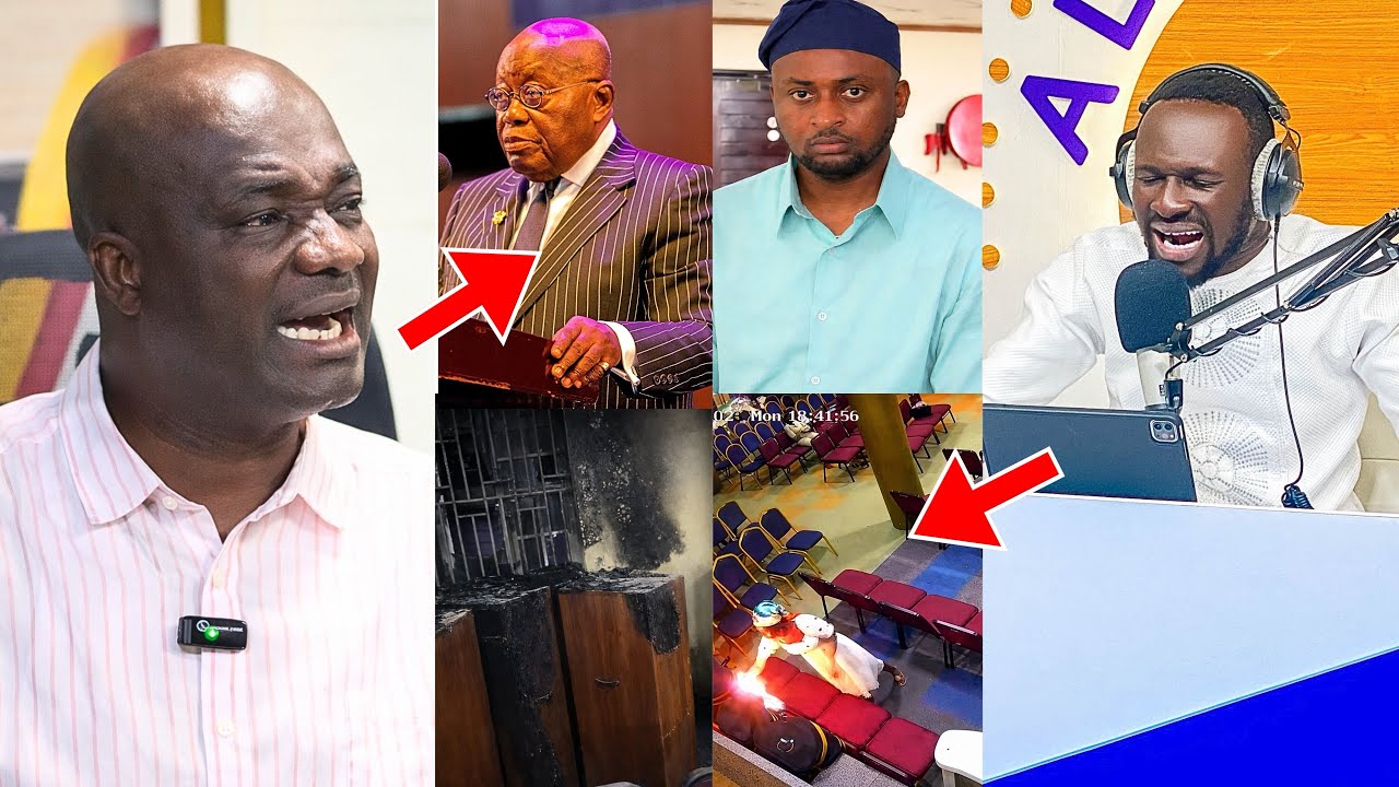 Ei, Appiah Stadium in$ults Former President Akufo Addo; Lady burnș Alpha Hour’s Church