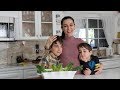 Fridge Garden Salad by Arqa Bek & Mom - Mixed Veggie Salad - Heghineh Cooking Show