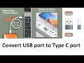 LDNIO LC150 - How to convert usb port in to type c port - USB C Female To USB Male Adapter