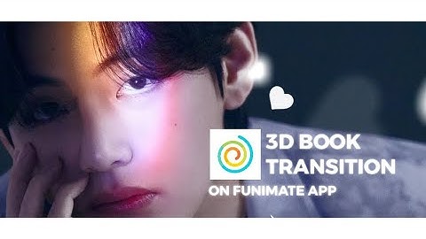 3D book transition on Funimate