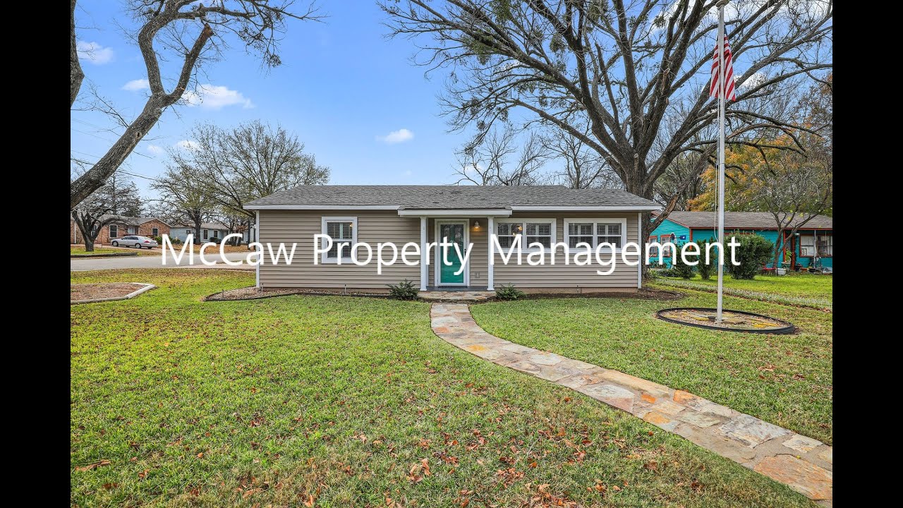 Denton Homes for Rent 3BR/2BA by Denton Property Management YouTube