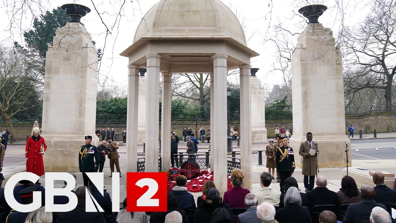 WATCH: Sunset ceremony in London ahead of VJ Day
