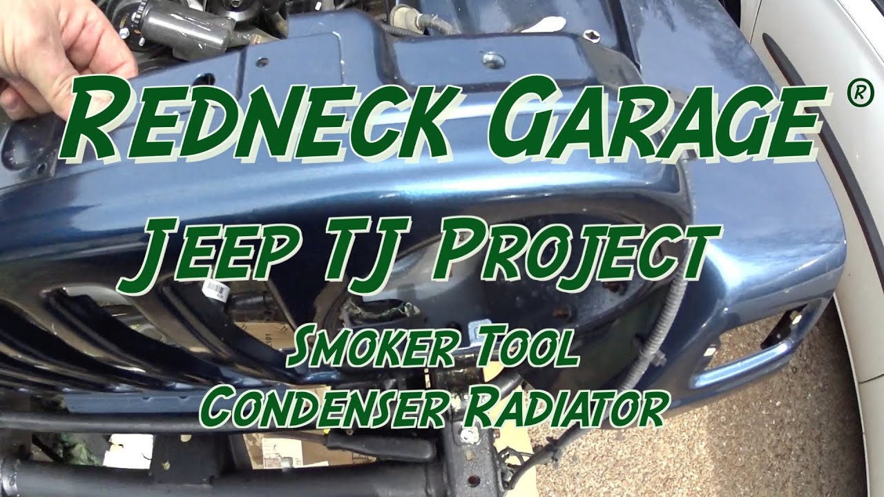 Jeep Wrangler TJ Project- Evap Smoker - Condenser / Radiator Install -  YouTube