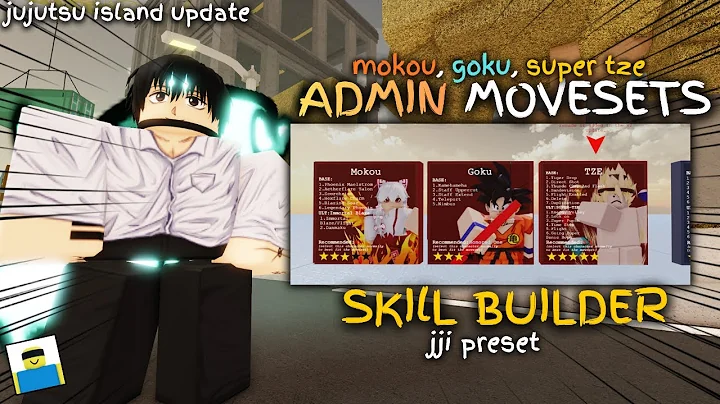 All JJS Admin Character Movesets In Jujutsu Island Preset Skill Builder | Jujutsu Shenanigans Roblox