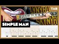 Lynyrd skynyrd  simple man  guitar tab  lesson  cover  tutorial